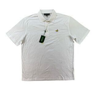 Masters Collection Masters White Polo Shirt cotton Large New